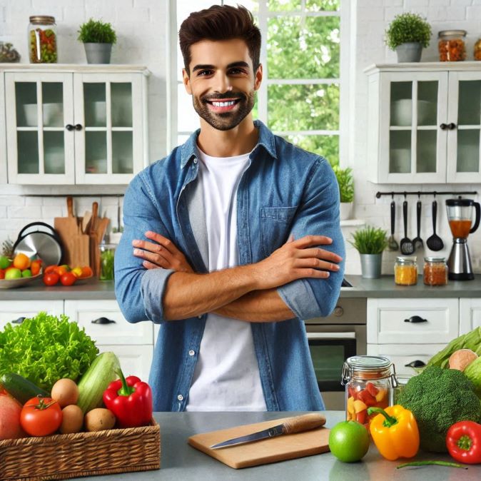 happy healthy man